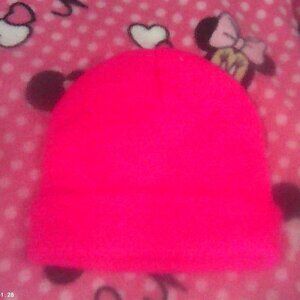 Kids hot pink beanie